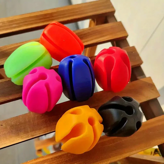 Rodster™ - Set de 6 Suporturi din Silicon pentru Lansete de Pescuit