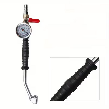 AirPro Gauge™ – Dispozitiv pentru umflare si verificare presiune roti, 0–220 PSI
