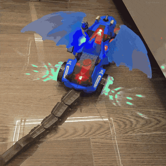 Dragon Robotizat cu coada flexibila