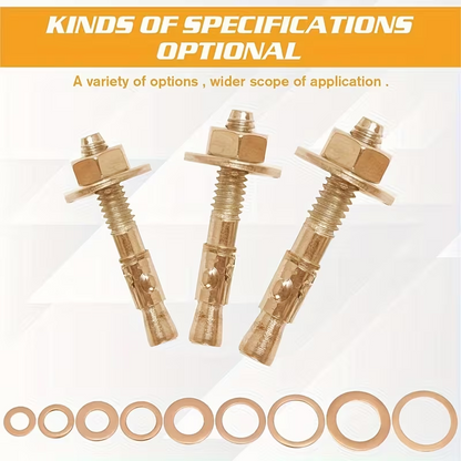 🔥Oferta 1+1🔥SealCopper™ – Set 200 Garnituri Etansare din Cupru O-Ring în Cutie Organizatoare