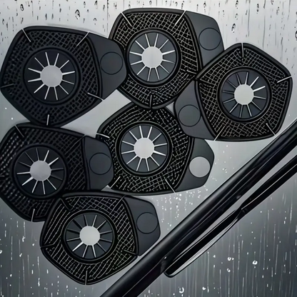 WipeGuard™ - Protectie Universala din Silicon pentru Axul Stergatoarelor Auto (Set de 12 Bucati)
