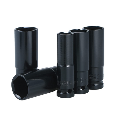 Set Profesional de Chei Tubulare de Impact – 10 Piese (8–24 mm)