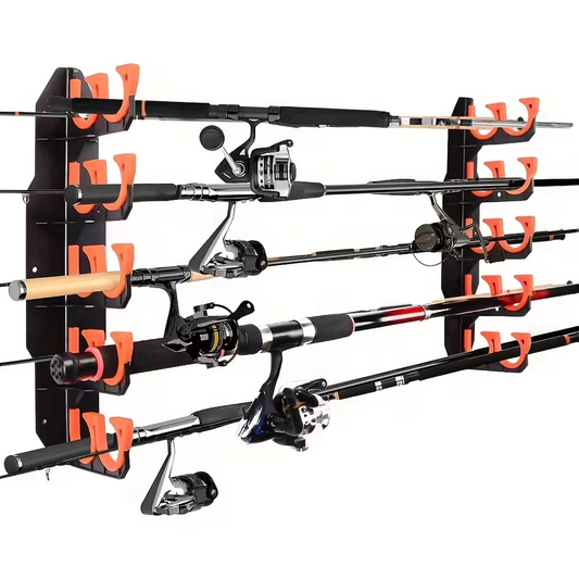 FishRack™ – Organizator de perete pentru bete de pescuit
