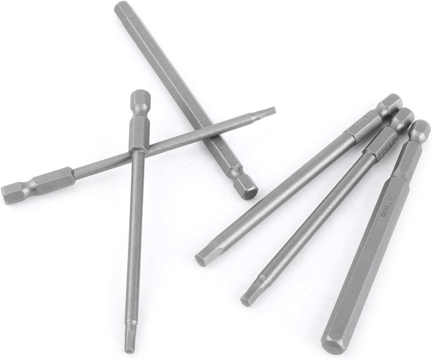 Set de biti cu Cap Hexagonal Magnetic (8 bucati)