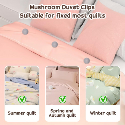 Cleme pentru plapuma Tip Ciuperca (Set 12 Bucati)