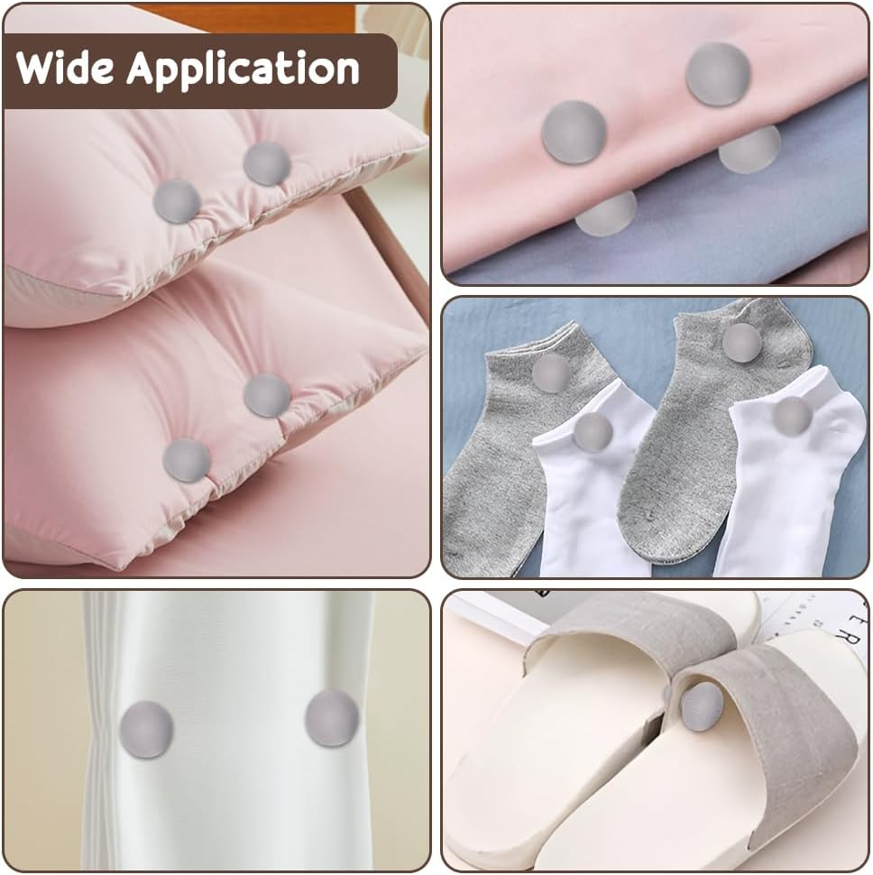 Cleme pentru plapuma Tip Ciuperca (Set 12 Bucati)
