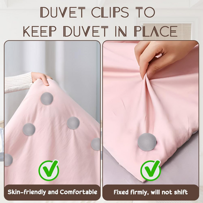 Cleme pentru plapuma Tip Ciuperca (Set 12 Bucati)