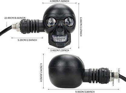 SKULLIX™ - Semnalizari LED Skull Pentru Motocicleta