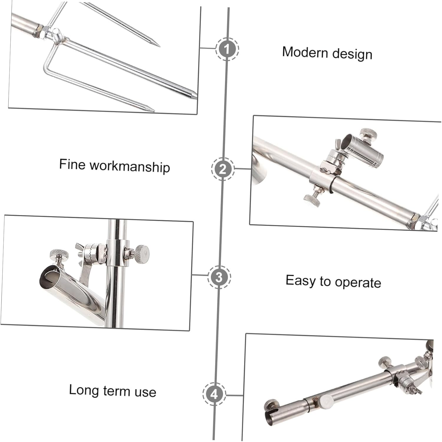 StainlessFlex™ Suport Multifunctional 3-in-1 pentru Pescuit