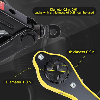 🔥OFERTA 1+1!🔥Cheie cu clichet pentru cric auto