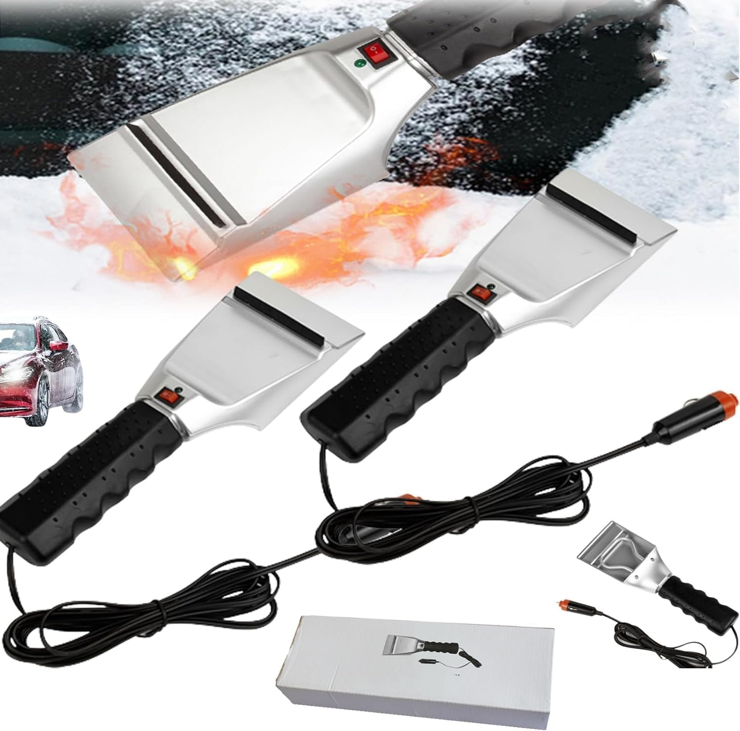OFERTA 1+1! FrostClear™ - Racleta Incalzita pentru Gheata si Zapada