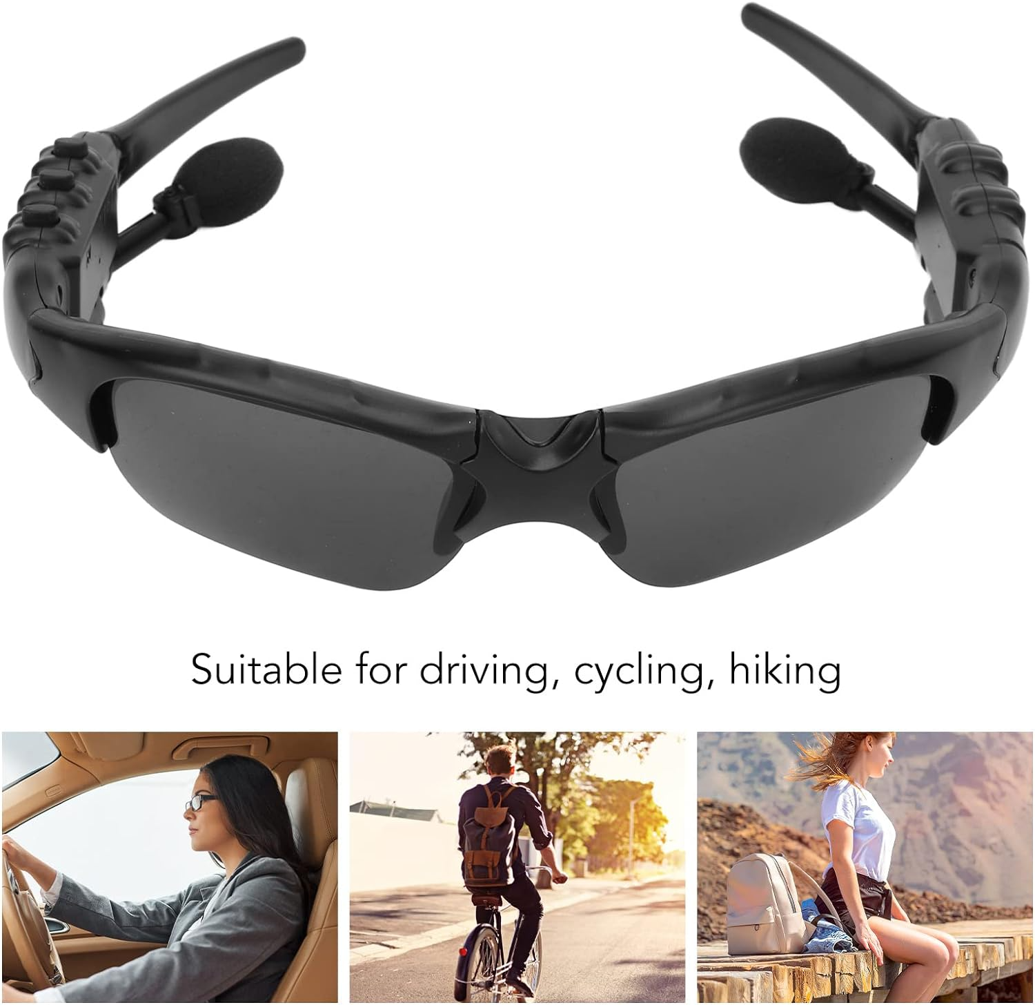 🔥Oferta 1+1!🔥SunnyBeats™ Ochelari de soare cu Bluetooth