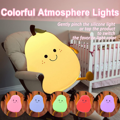PearGlow™ - Lampa de Noapte in Forma de Para cu Lumini de Diferite Culori