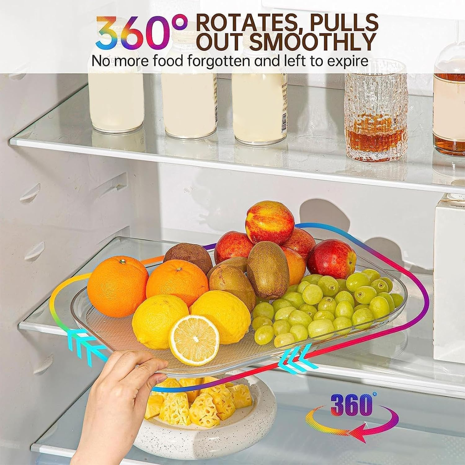 Organizator dreptunghiular pentru frigider