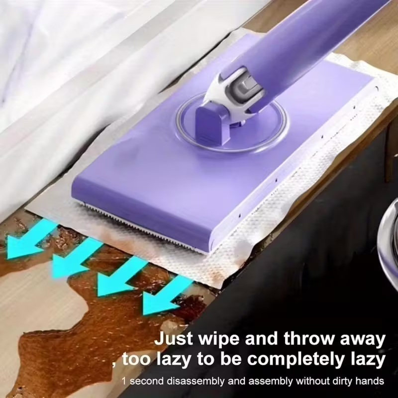 🔥OFERTA 1+1!🔥EasyClean™ – Mop Inteligent pentru Dischete Textila sau Lavete de Fata