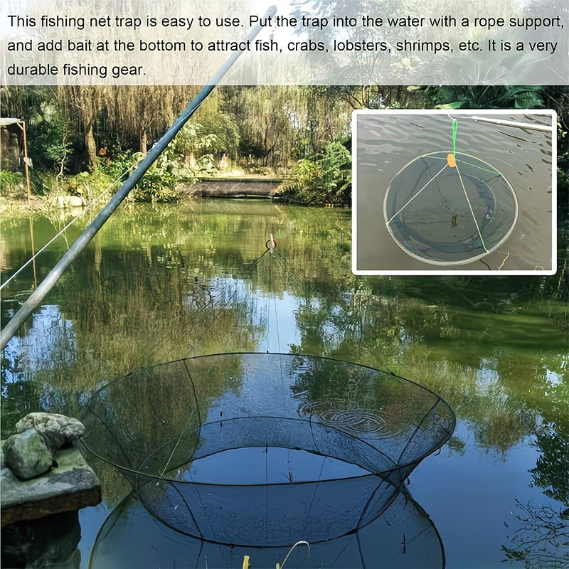 CatchMaster™ - Plasa de Pescuit Pliabila Profesionala