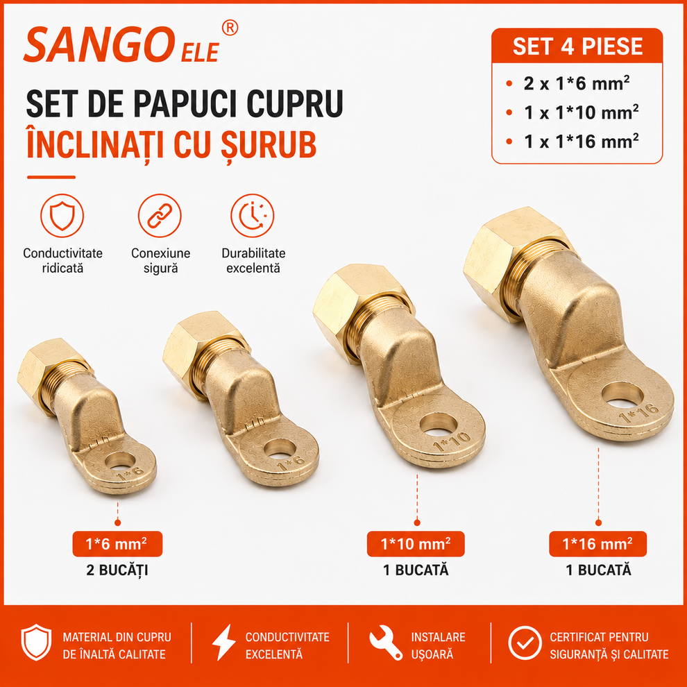Sango™ - Papuci din cupru inclinati