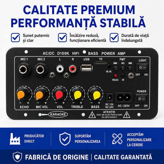 Sonivox™ – Amplificator Audio Karaoke Bluetooth HiFi
