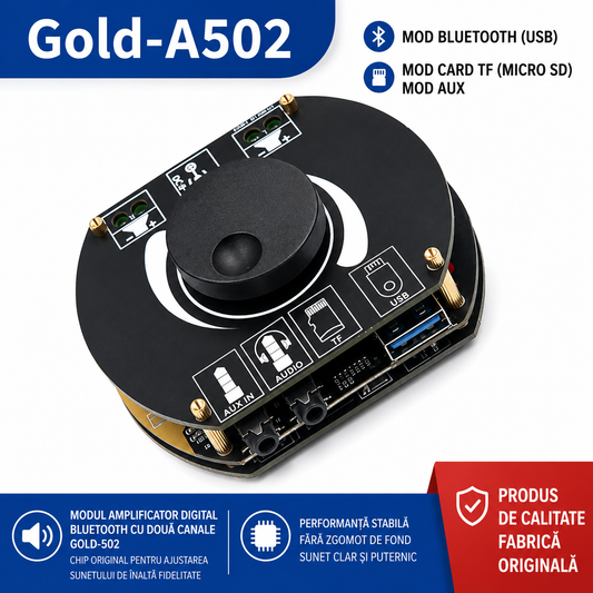 Soniqo™ – Modul Amplificator Audio Bluetooth Digital