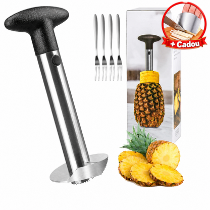 PiñaPerfecta™ Taietor de Ananas Multifunctional + Protector Degete Cadou