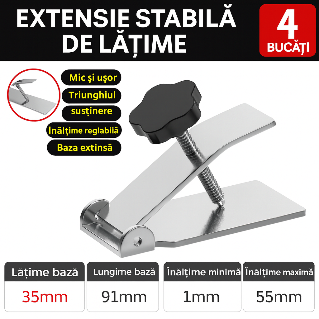 🔥Oferta 4+4🔥TileLift™ – Dispozitiv Profesional de Reglare a Inaltimii pentru Placi Ceramice