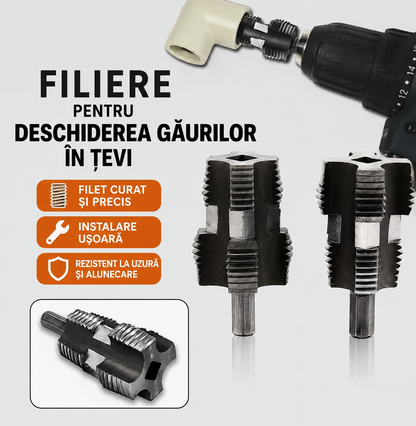 Vipex™ - Instrument Multifunctional pentru Filetarea Tevilor