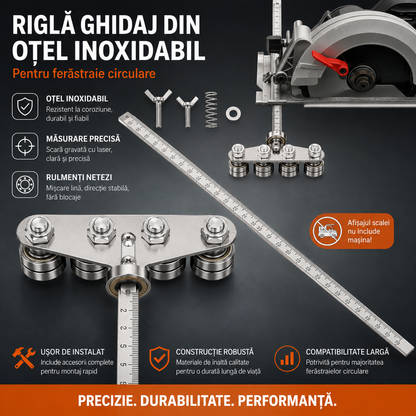 MAKRO™ - Rigla De Ghidaj Pentru Taiere Lemn Si Placaj