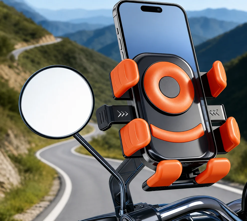 GripRide™ - Suport Telefon Antivibratii pentru Ghidon