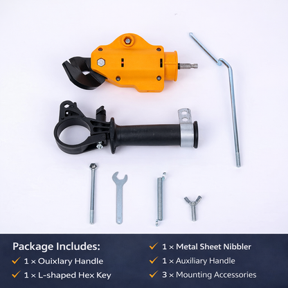CutPro Drill™ – Foarfeca Electrica pentru Tabla, Atasament Bormasina