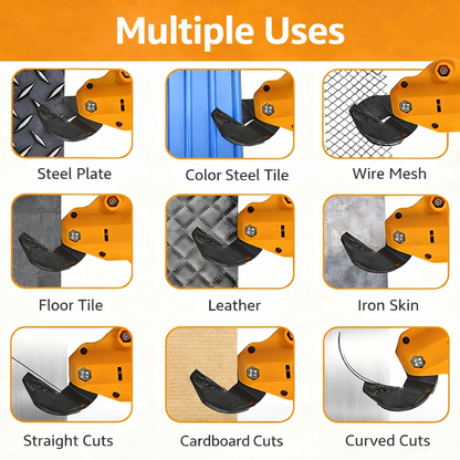 CutPro Drill™ – Foarfeca Electrica pentru Tabla, Atasament Bormasina