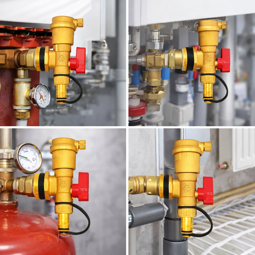 ThermoDrain Pro™ – Valva Automata de Aerisire si Golire pentru Instalatii Termice (1")