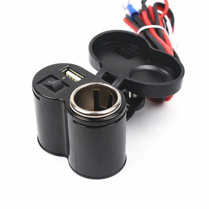 PowerMount™ - Incarcator USB + Priza Bricheta pentru Ghidon