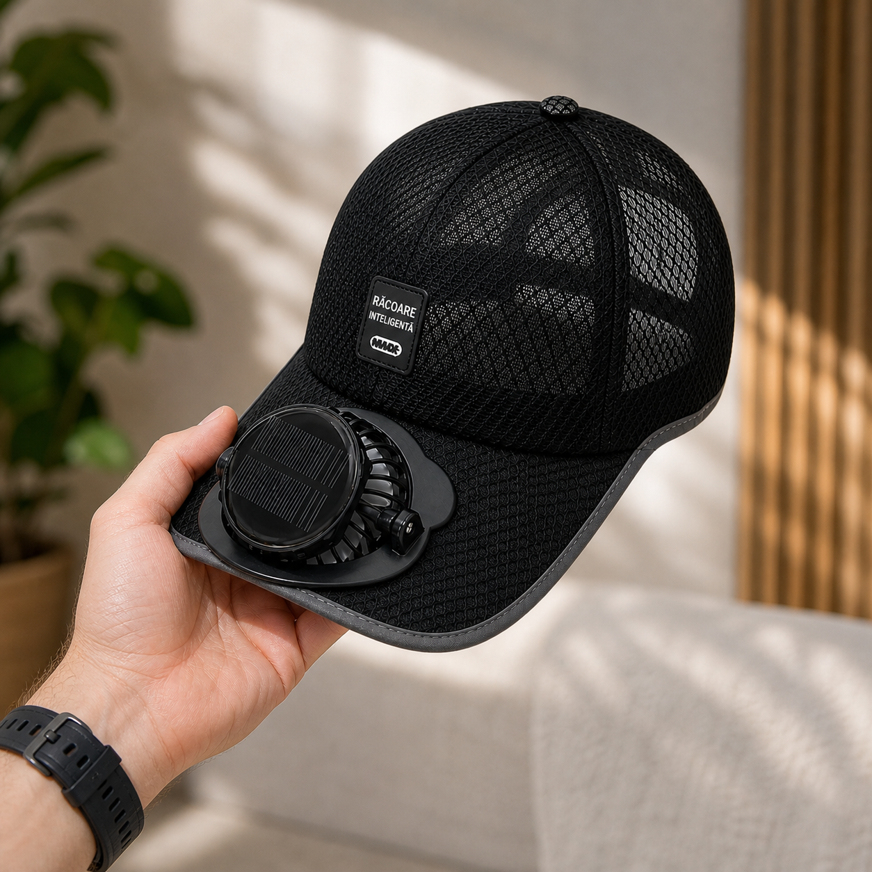AeroCap™ – Sapca cu Ventilator Integrat si Protectie UV