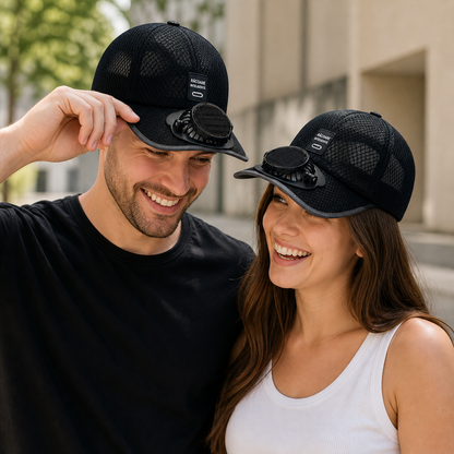AeroCap™ – Sapca cu Ventilator Integrat si Protectie UV