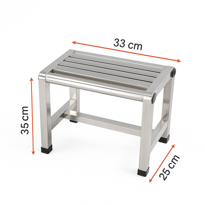 SteelStep™ – Taburet din Otel Inoxidabil pentru Stabilitate si Eleganta