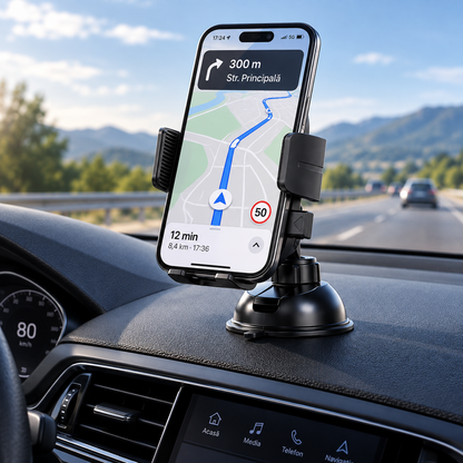 GRIPON™ - Suport Auto cu Ventuza pentru Telefon