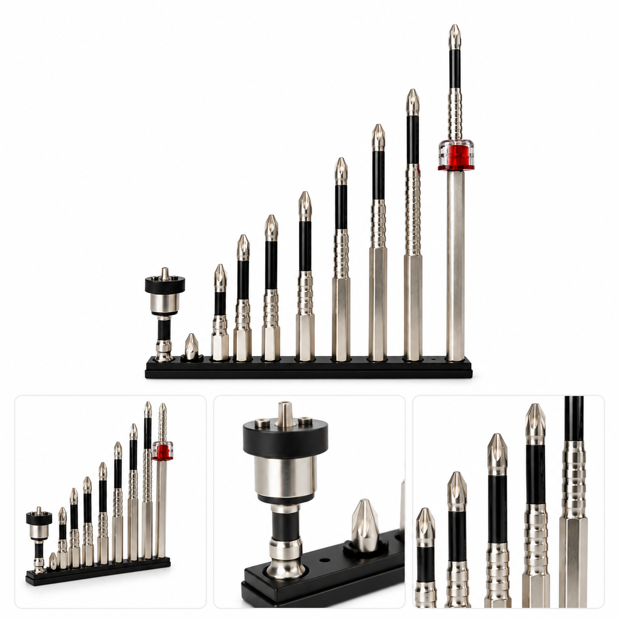 TorqueX™ - Set Profesional Biti Magnetici S2 10 Piese