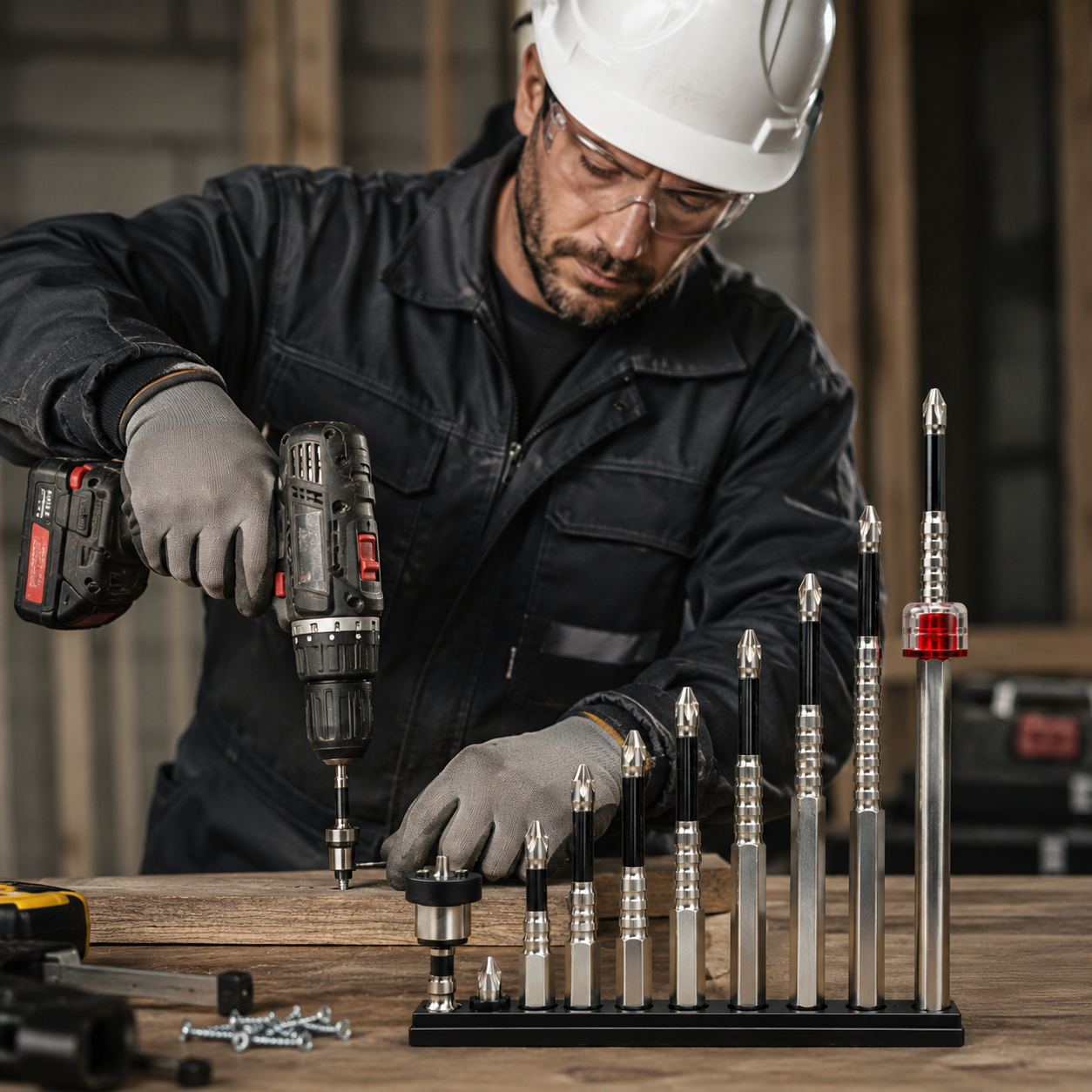 TorqueX™ - Set Profesional Biti Magnetici S2 10 Piese