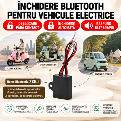 KEYRIX™ - Modul Bluetooth pentru Pornire Fara Cheie