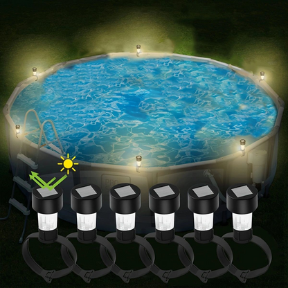 SolarGlow™ - Mini lampi solare pentru gard si gradina (Set 5 bucati)