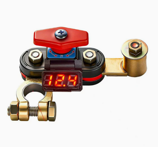 VoltCut™ – Intrerupator Rapid pentru Baterie Auto cu Afisaj Digital Voltaj