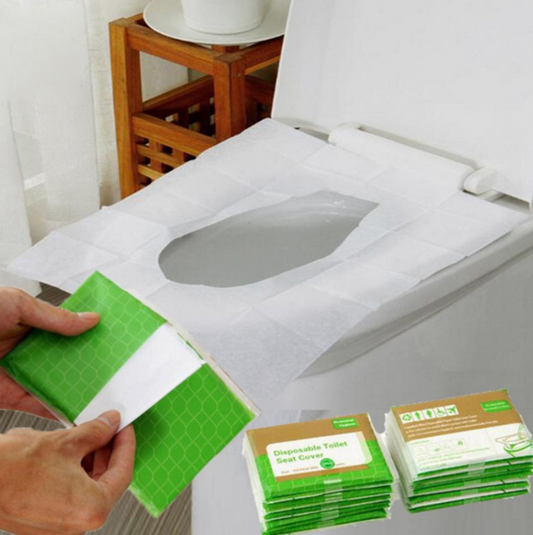CleanSit™ – Protectie Igienica de Unică Folosinta pentru Capacul Toaletei (Set 10 Bucati)