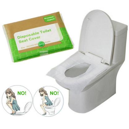 CleanSit™ – Protectie Igienica de Unică Folosinta pentru Capacul Toaletei (Set 10 Bucati)