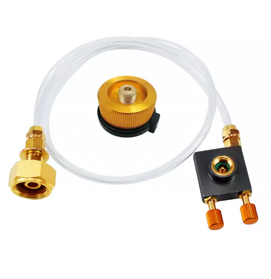 Gaslink™ - Adaptor Profesional pentru Butelie Gaz cu Furtun si Regulator