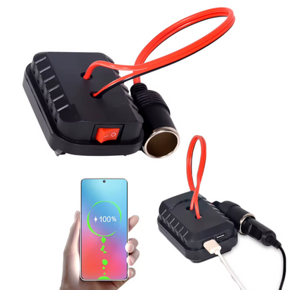 MakCharge™ – Adaptor USB si Priza Auto pentru Acumulatori Makita