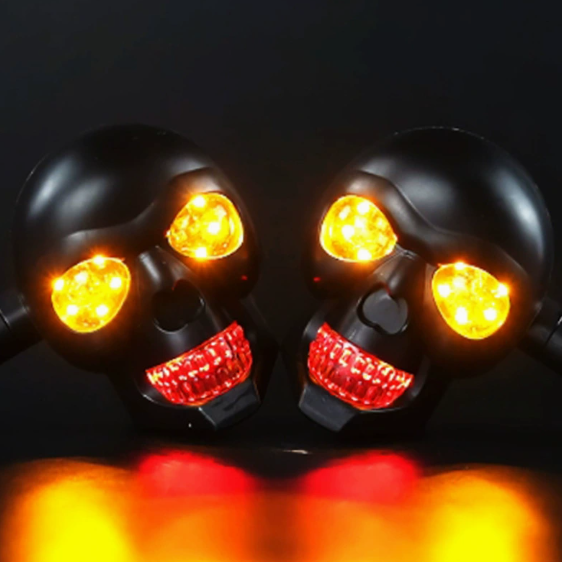 SKULLIX™ - Semnalizari LED Skull Pentru Motocicleta