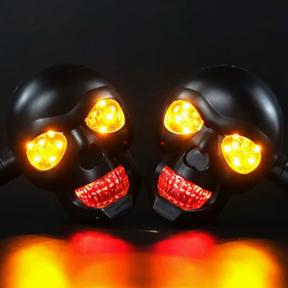 SKULLIX™ - Semnalizari LED Skull Pentru Motocicleta