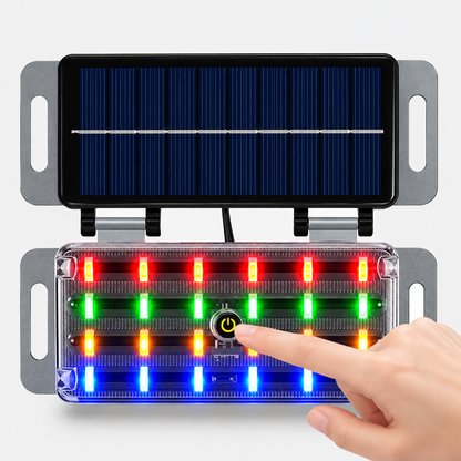 SolarGuard™ – Lampa Solara de Avertizare pentru Masina