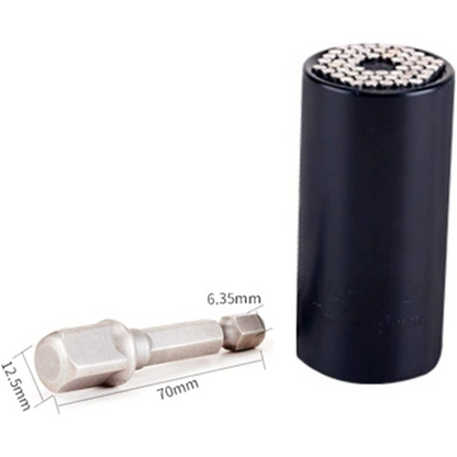 Set Chei tubulare 7-19" cu Adaptor Burghiu + Cheie Inclusa🔥Oferta 1+1! Comanzi 1 si Primesti 2🔥