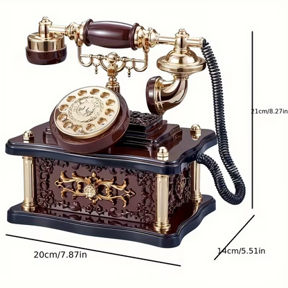 RoyalCall™ – Telefon Retro Elegant cu Design Clasic si Stil Luxury